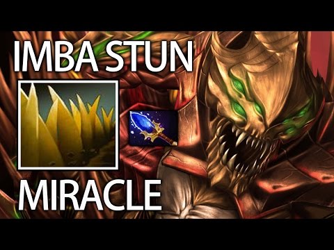 IMBA Stun Miracle Dota 9K MMR Support Roaming SK