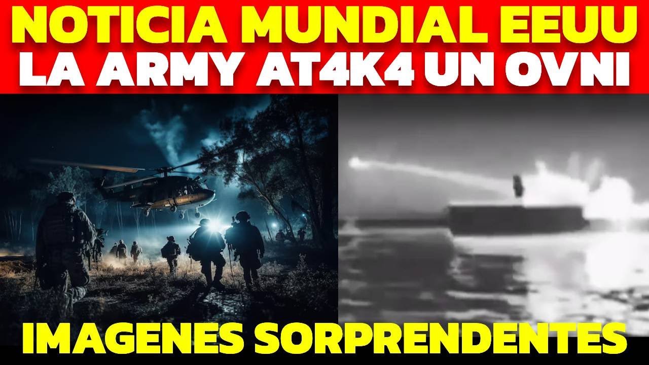 URGENTE EN USA: LA NAVY DE ESTADOS UNIDOS LOGRA DERRIBAR UN OVNI JUSTO AHORA IMAGENES EN VIVO HOY