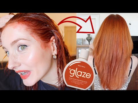 I Try Dying My Hair Copper With Glaze.