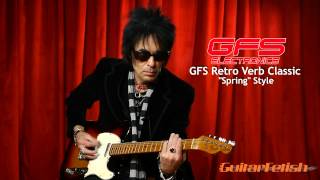 Video thumbnail for GFS Electronics: Retro Verb Classic Footpedal- Stereo Digital Reverb Pedal by GuitarfetishTV