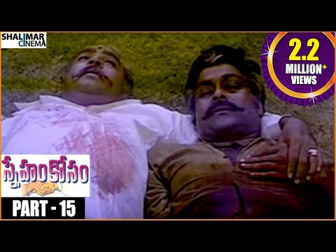 Sneham Kosam Telugu Movie || Part 15/15 || Chiranjeevi, Meena || Shalimarcinema