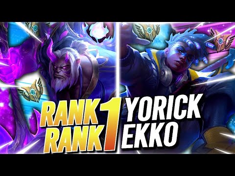 ON TOMBE CONTRE LE RANK1 YORICK + RANK1 EKKO DANS UNE GAME GM ! (c'est une game de fou..)