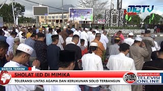 Sholat Ied Di Mimika  Toleransi Lintas Agama Dan Kerukunan Solid Terbangun