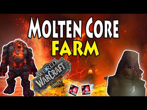 Steady 20k/H Molten Core Gold Farm ~ World of Warcraft