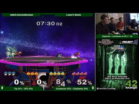 Construct 60 - Gundersen+Elephante vs DFU+Tip - Melee Doubles LS