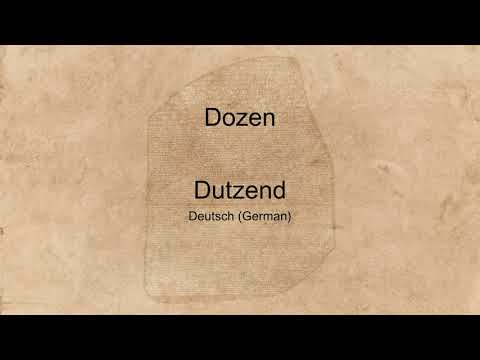 \Dozen\ spoken in many languages
