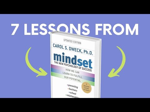 MINDSET (by Carol Dweck) Top 7 Lessons | Book Summary