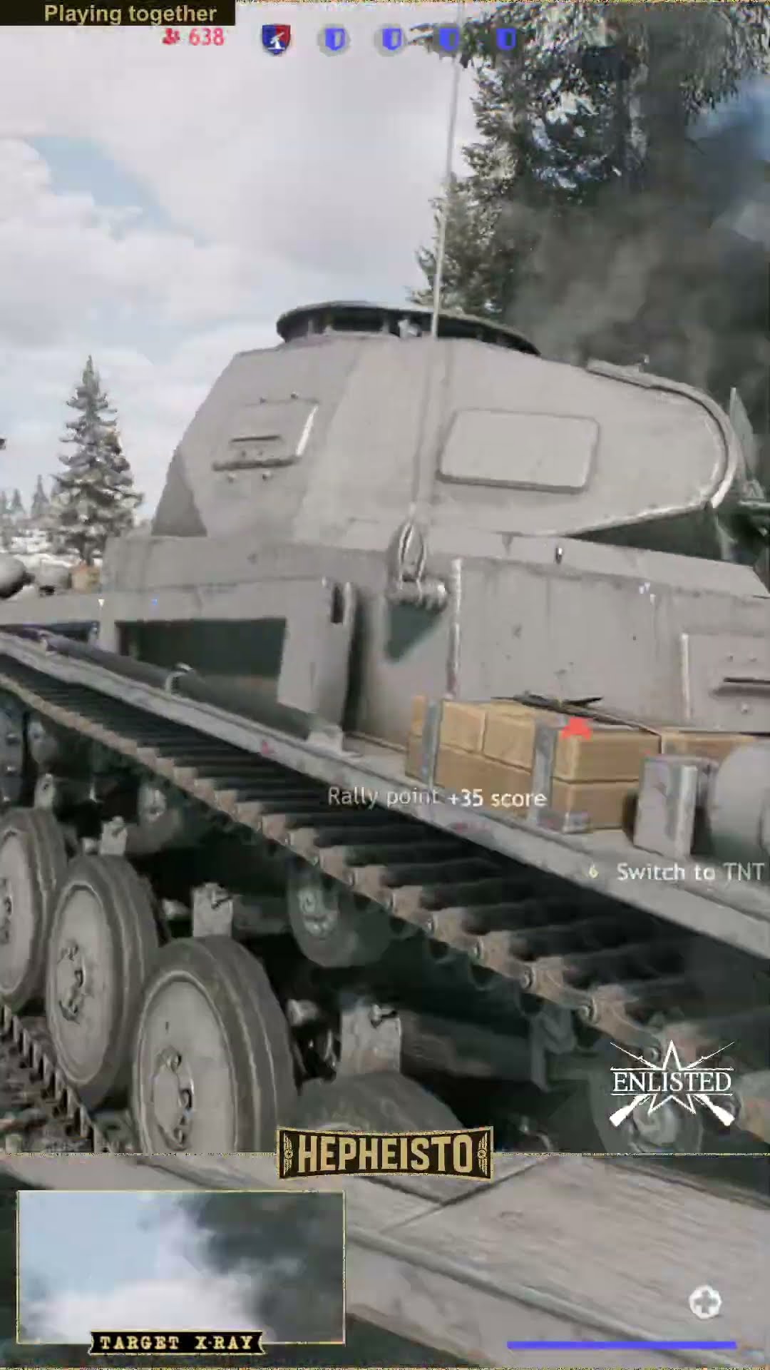 Assaulter eliminates Panzer II C with TNT Charge