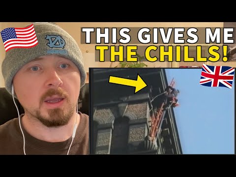 American Reacts to Fred Dibnah How to Climb a Chimney Overhang at 50+