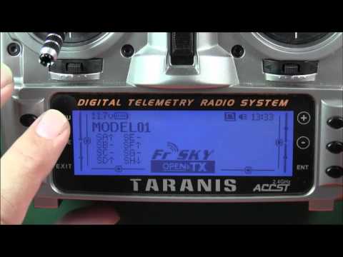 What to do first when you get your FrSky Taranis - a little of this and a little of that