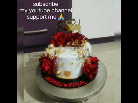 Birthday cake 🎂#anniversery cake decoration ideas #shorts #trending #viralvideo #how#subscribe