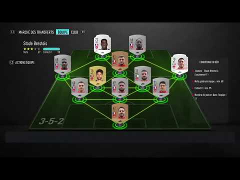 FIFA20 SBC / DCE LIGUE 1 CONFORAMA - STADE BRESTOIS - SOLUTION PAS CHER