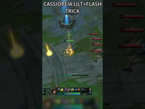 CASSIOPEIA ULT FLASH TRICK - League of Legends