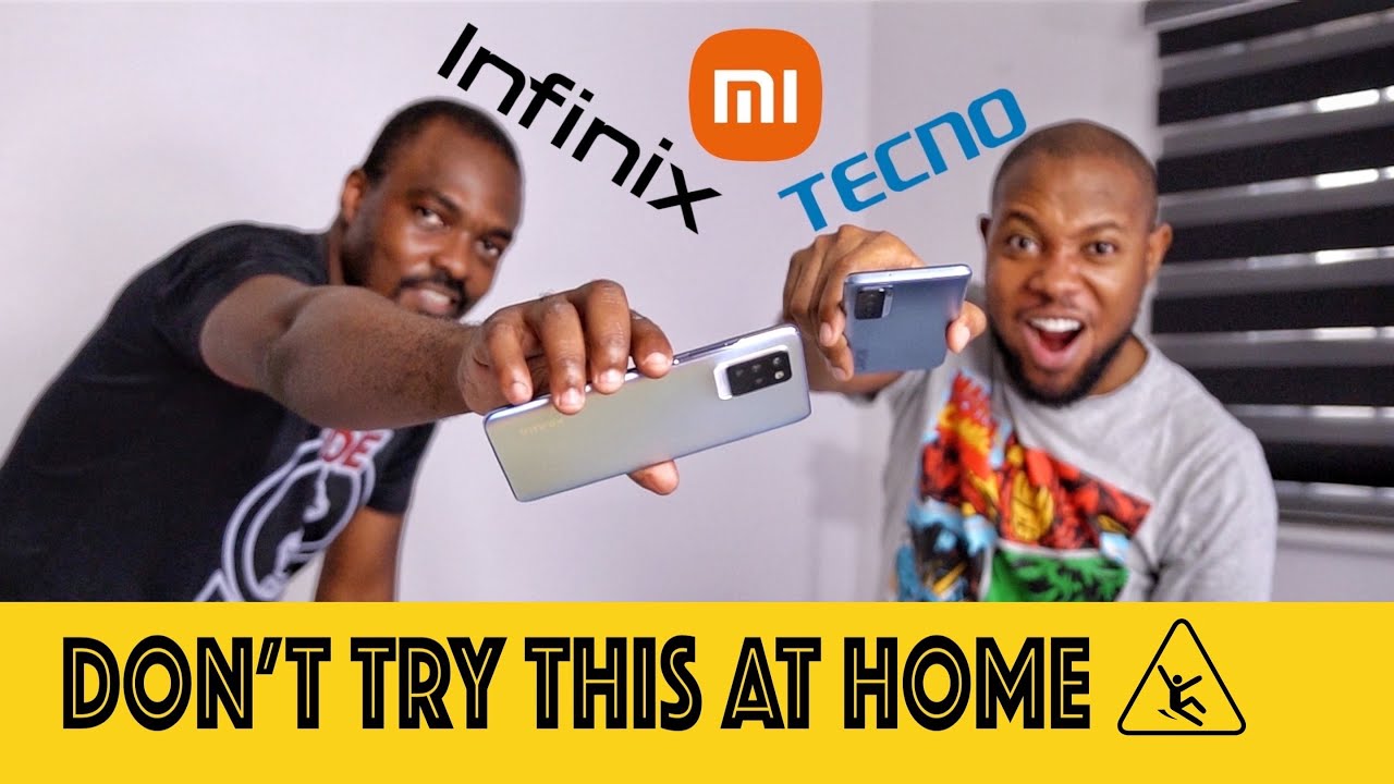 Infinix Note 10 Pro vs TECNO Camon 17 Pro vs Redmi Note 10 Pro Drop Test #SHORTS