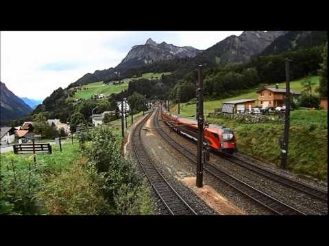 Arlbergbahn Westrampe 13 08 2014