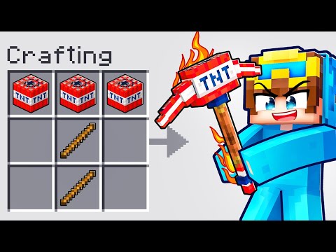 Ultimate Minecraft Pickaxe Crafting!