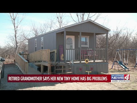 Retired grandmother says her new tiny home has big problems