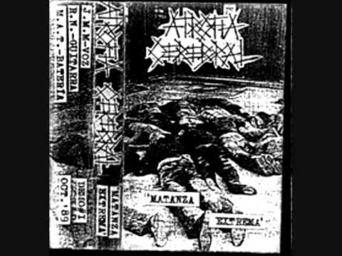 ATROFIA CEREBRAL - Matanza Extrema (1989) demo tape