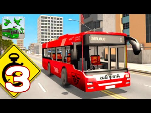 Army Bus Robot Car Games Robot Games - Bus Racing Part 3 (Android GamePlay Walkthrough)