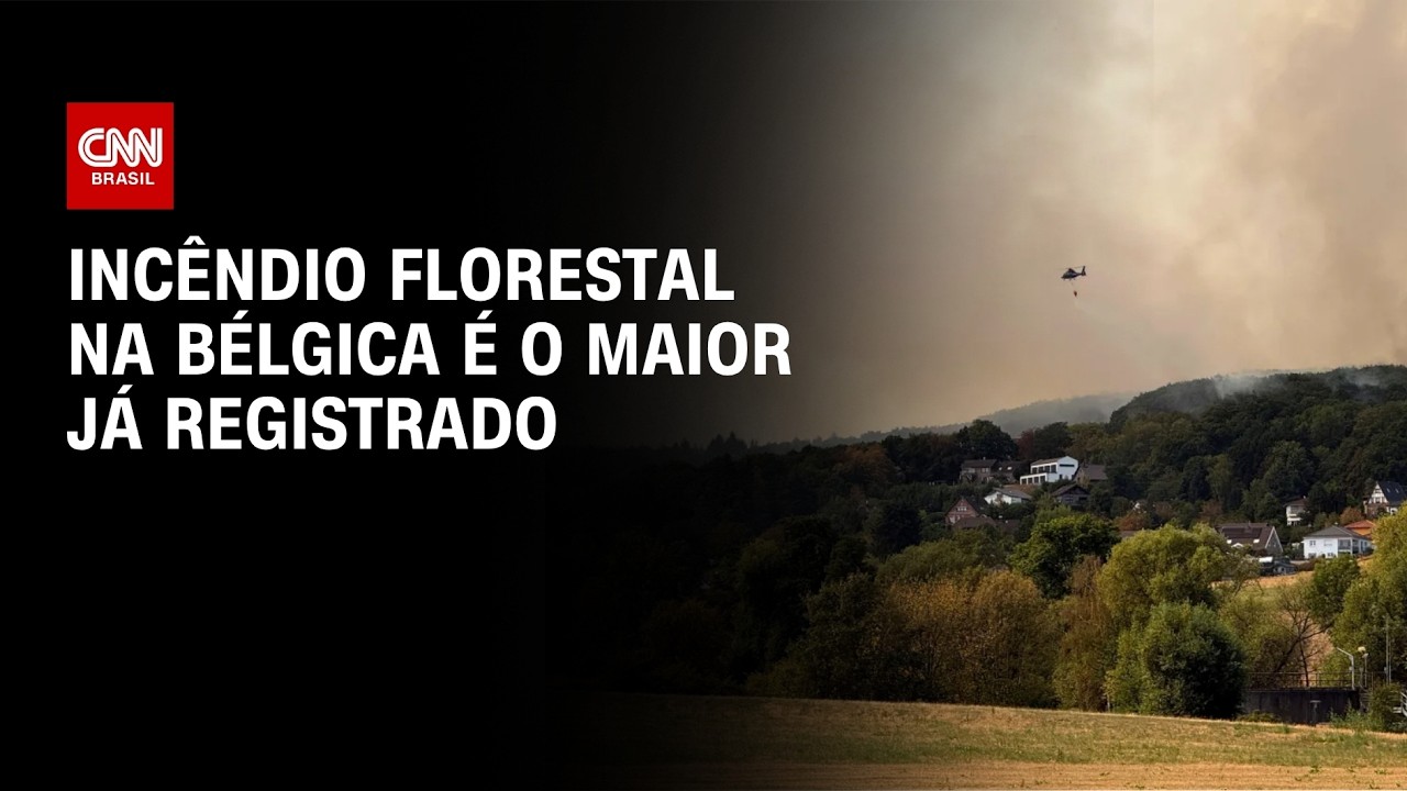 Bélgica tem maior incêndio florestal já registrado na história do país | CNN BRASIL
