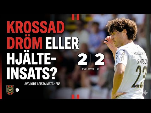Degerfors IF Idrottsförening 2-2 Idrottsföreningen Brommapojkarna Stockholm