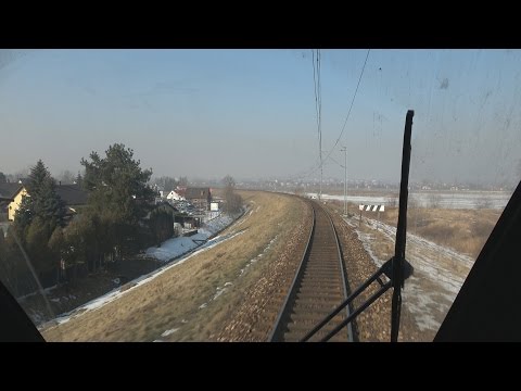 4K Cabview EN75-001 Żywiec - Katowice + sound - 12.02.2017