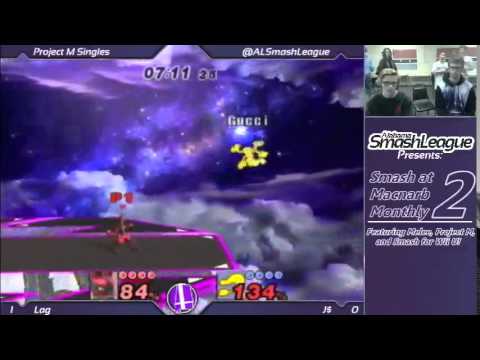 Smash at Macnarb 2 - Lag (Lucario) vs. J$ (Bowser, G&W) - Project M