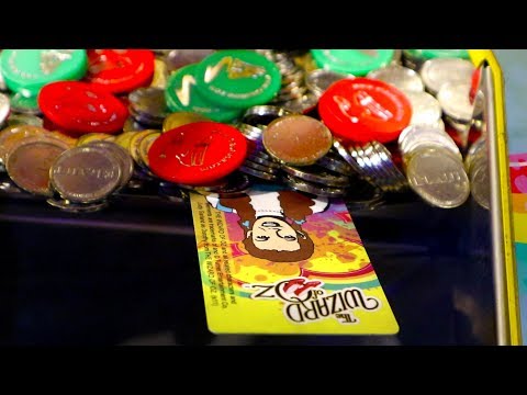 Wizard of Oz Coin Pusher - Let's Win Cards!