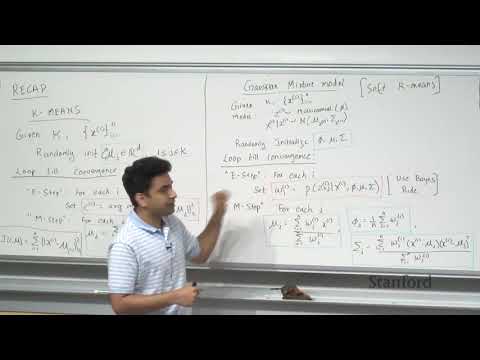 Stanford CS229: Machine Learning | Summer 2019 | Lecture 17 - Factor Analysis & ELBO