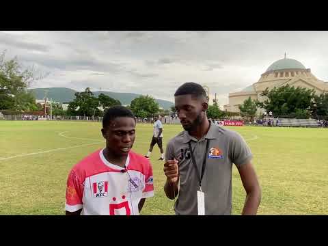 KC'S GOALKEEPER TAJARIE LEE "MY ANTICS AFFECTED STGC TODAY!" ST GEORGES COLLEGE 0-3 KINGSTON COLLEGE