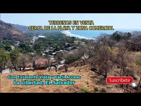 Tres Parcelas de Terreno Con Vista Al Mar en La Libertad. Desde: $136,000. Cel: +1 (305) 926-0806