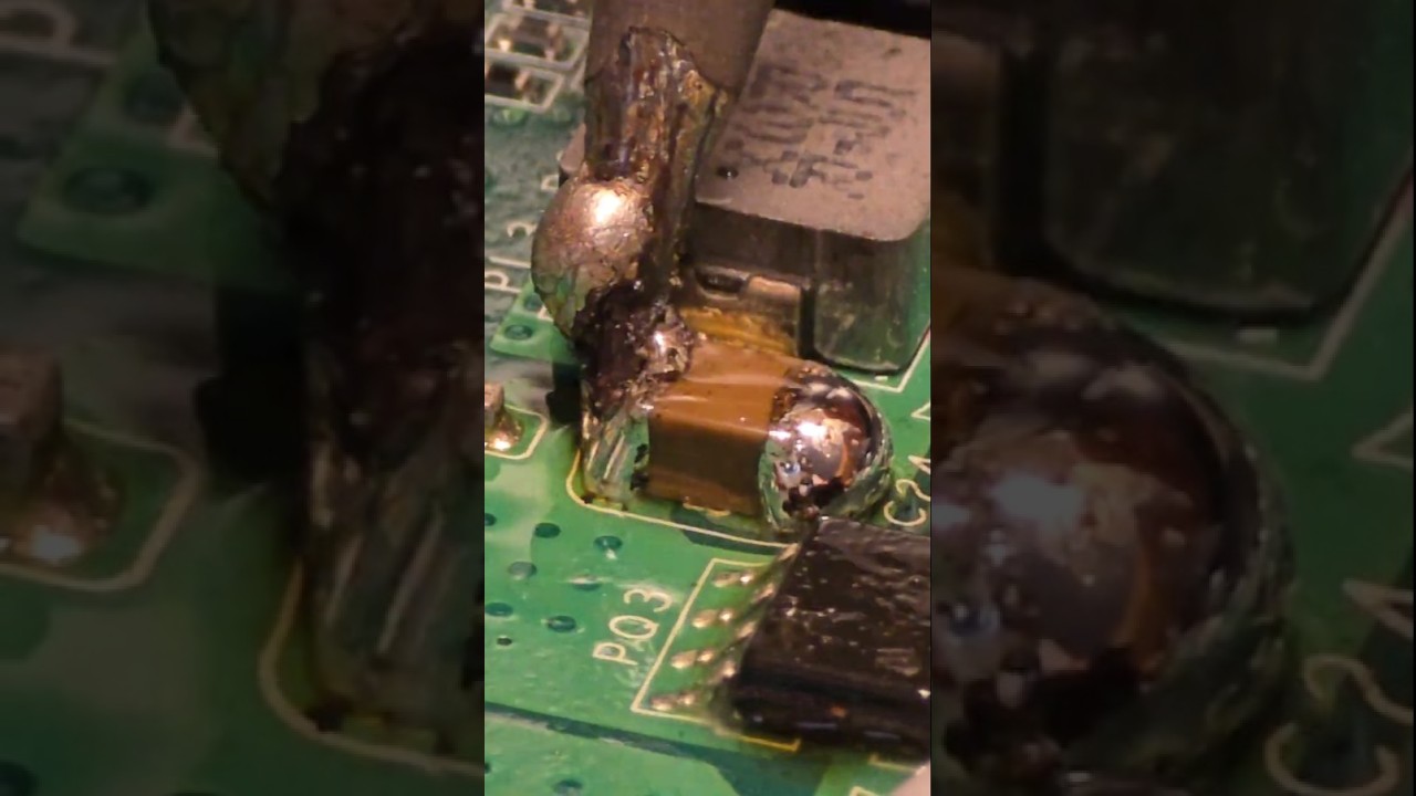 Removing SMD Capacitor Without Hot Air 🔥🛠️  Just a Soldering Iron!