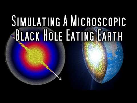 Destroying The Earth With A Microscopic Black Hole - Let's Simulate It!