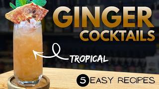 BETTER than a Moscow Mule | 5 Ginger Vodka Cocktails