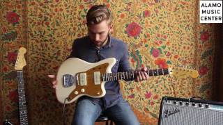 Video thumbnail for Fender Classic Player Jazzmaster vs Squier J. Mascis Jazzmaster Comparison by Alamo Music Center