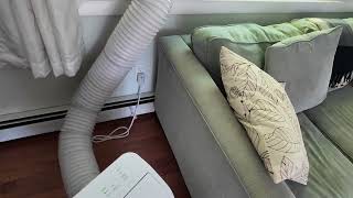 GE 10,000 BTU Portable Air Conditioner for Medium Rooms up to 350 sq ft.