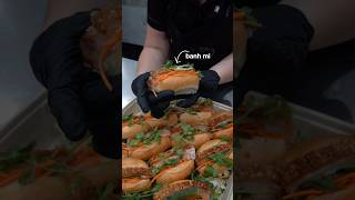 Crispy crackle mini banh mi rolls 😍 #catering #sydneycatering #fingerfood #westernsydney #platter