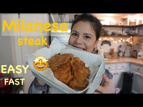 Milanesa de Res Recipe  | Mexican Breaded Steak |  Easy Mexican Food  |