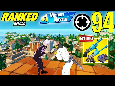 94 Elimination Duo Vs Squad "Ranked RELOAD” Gameplay Wins (NEW! Fortnite Chapter 7 PS4 Controller)