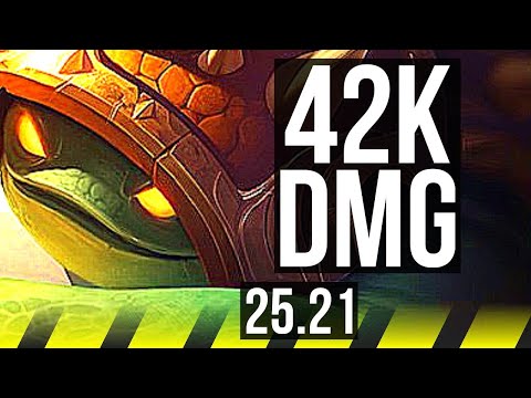 RAMMUS & Yuumi vs ASHE & Milio (ADC) | 42k DMG | KR Diamond | 25.21