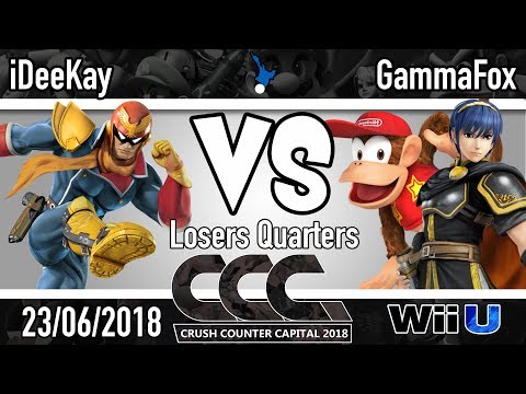 Crush Counter Capital: iDeeKay (Falcon) Vs. GammaFox (Diddy, Marth) - LQF Smash 4
