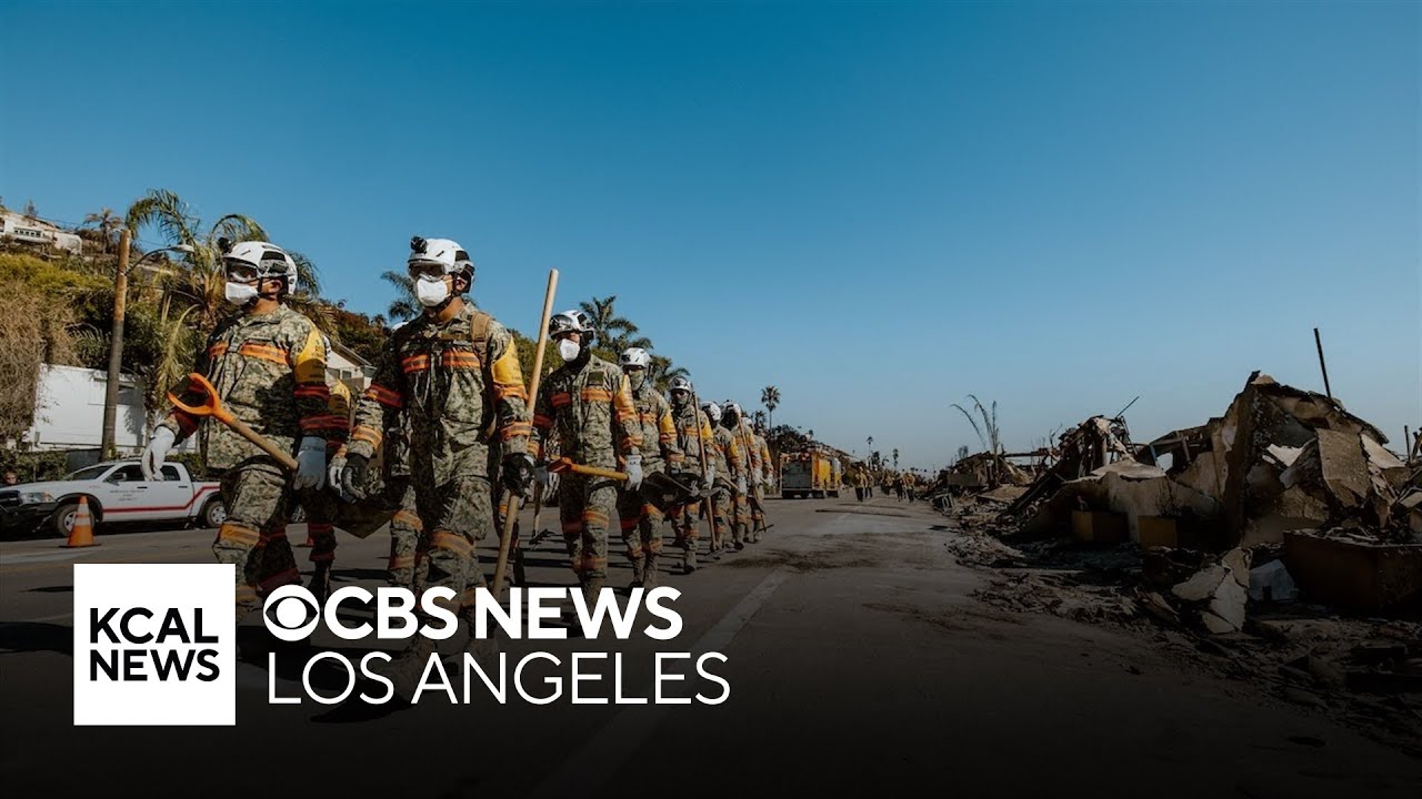 Officials are providing an update on Los Angeles area wildfires as critical fire danger continues