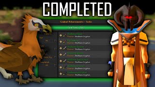I Completed The Shellbane Gryphon Combat Achievements | OSRS Ironman