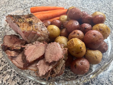 Irish Roasted Leg of Lamb with Vegetables