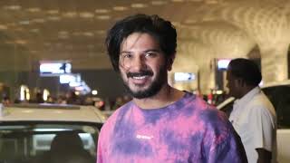 Rashmika Mandanna And Salman Dulquer Spotted At Airport Departure