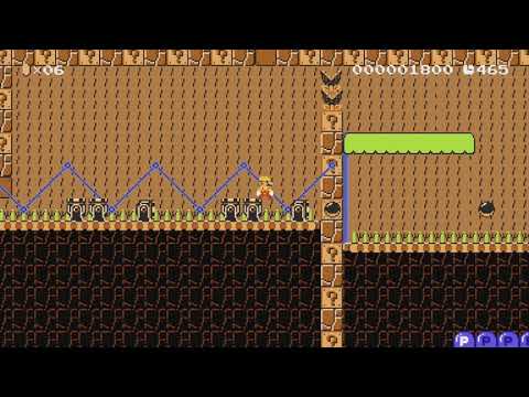 The Five P-owerful Buttons by Sady - Super Mario Maker - No Commentary 1bk