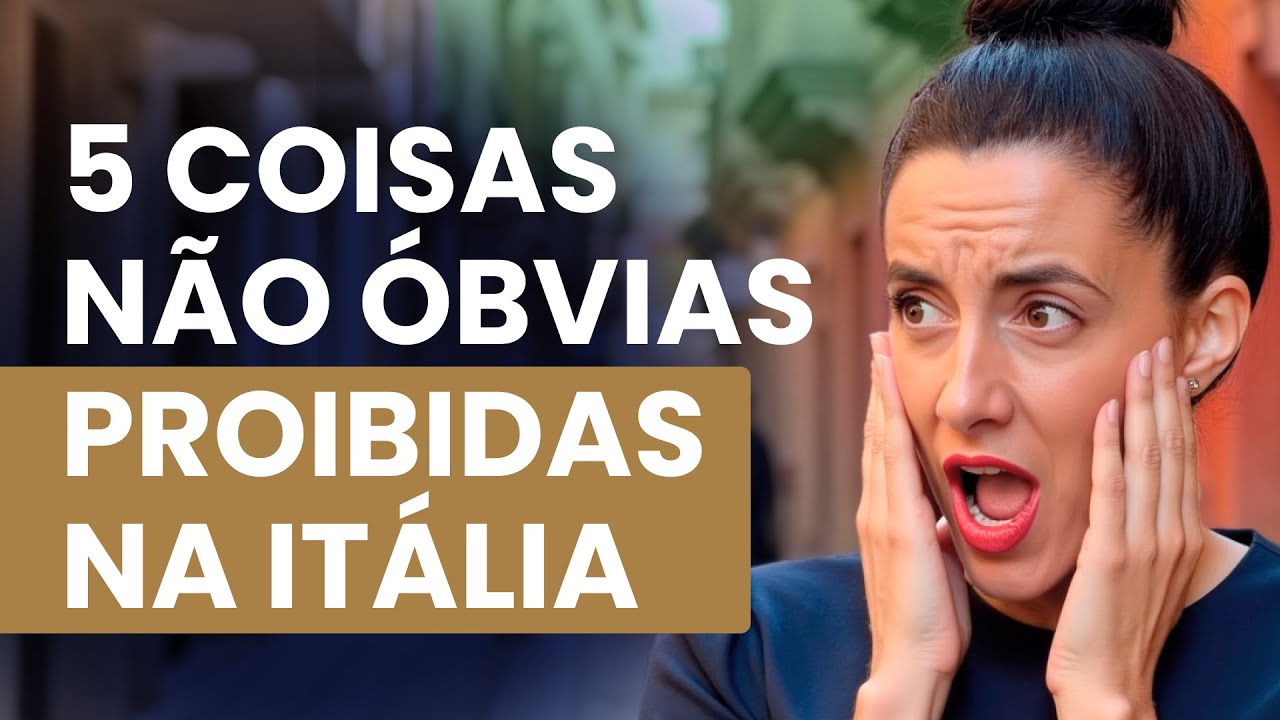 5 THINGS YOU SHOULD NEVER DO IN ITALY (even though they are common in Brazil!) 🇮🇹🚫