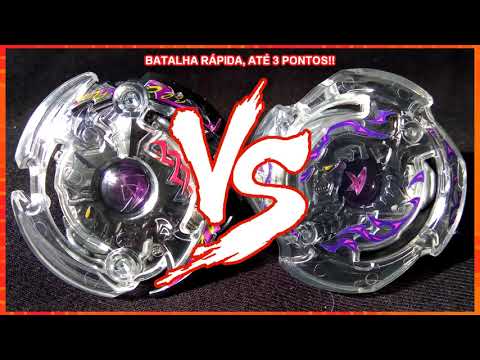 Dark Deathscyther .F.J VS Deathscyther .O.A - BATALHA BEYBLADE BURST!!