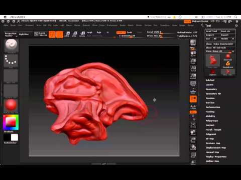 Zbrush 4.0 Introduction Tutorial Part 1