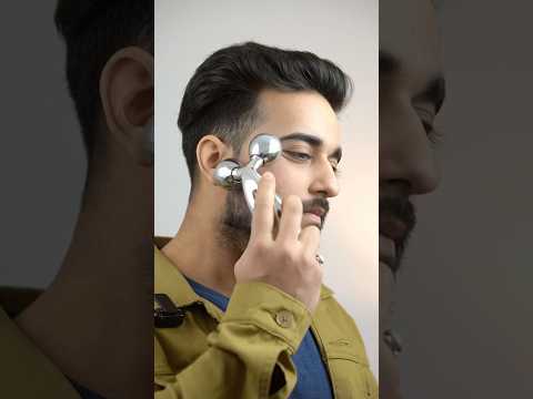 3D massager for sharp jawline #lookmaxxing #3Dmassager #facelift #skintightening #youngskin #korean